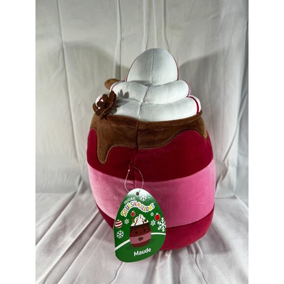 Squishmallows Maude 11" Cranberry Cider Milkshake Original Plush New NWT - Picture 2 of 13